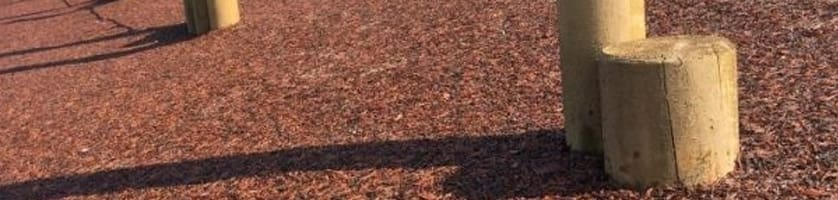 Bonded Rubber Mulch