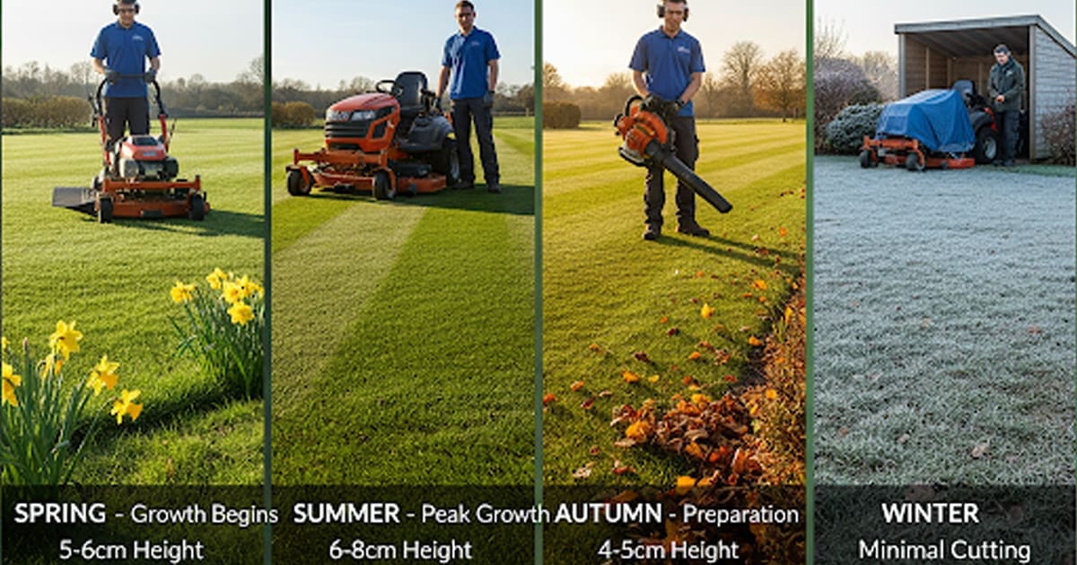 Seasonal Grass Cutting: What Changes Throughout the Year
